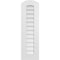 Ekena Millwork Arch Top Surface Mount PVC Gable Vent: Functional, w/ 3-1/2"W x 1"P Standard Frame, 12"W x 40"H GVPAR12X4001SF - alternate 1